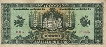 1946. 100.000MP (20x) különböző színváltozatok T:II,II-