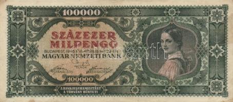 1946. 100.000MP (20x) különböző színváltozatok T:II,II-