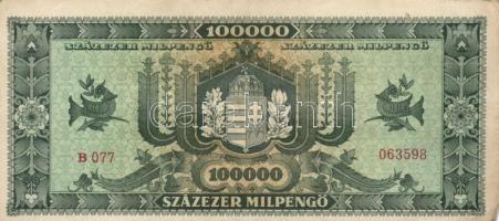 1946. 100.000MP (20x) különböző színváltozatok T:II,II-