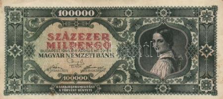 1946. 100.000MP (20x) különböző színváltozatok T:II,II-