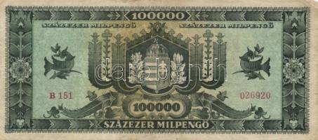 1946. 100.000MP (20x) különböző színváltozatok T:II,II-