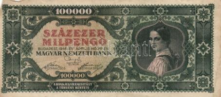 1946. 100.000MP (20x) különböző színváltozatok T:II,II-