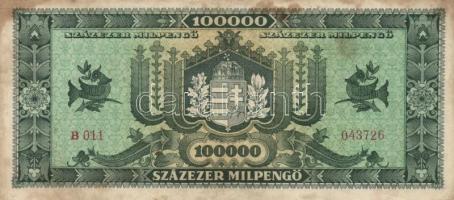 1946. 100.000MP (20x) különböző színváltozatok T:II,II-