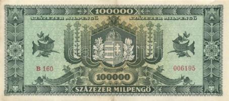 1946. 100.000MP (20x) különböző színváltozatok T:II,II-