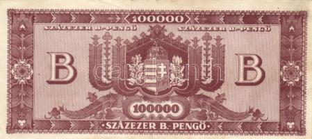 1946. 100.000BP (10x) különböző színváltozatok T:II,II-