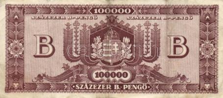 1946. 100.000BP (10x) különböző színváltozatok T:II,II-