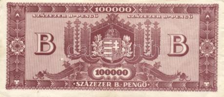 1946. 100.000BP (10x) különböző színváltozatok T:II,II-
