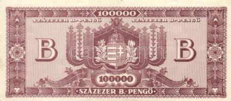 1946. 100.000BP (10x) különböző színváltozatok T:II,II-