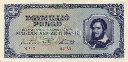 1945. 1.000.000P (10x) T:II,II-