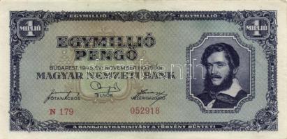 1945. 1.000.000P (10x) T:II,II-