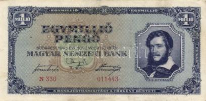 1945. 1.000.000P (10x) T:II,II-