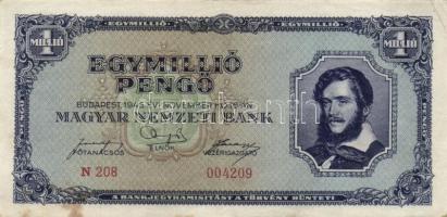 1945. 1.000.000P (10x) T:II,II-