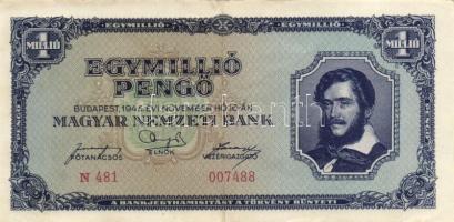 1945. 1.000.000P (10x) T:II,II-