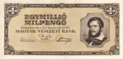 1946. 1.000.000MP (3x)mindhárom más színváltozat T:II