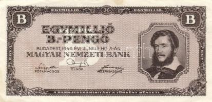 1946. 1.000.000MP (4x) eltérő színváltozatok is T:II