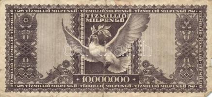 1946. 10.000.000MP (10x) különböző színváltozatok is T:II,II-,III