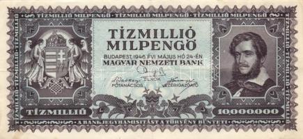 1946. 10.000.000MP (10x) különböző színváltozatok is T:II,II-,III