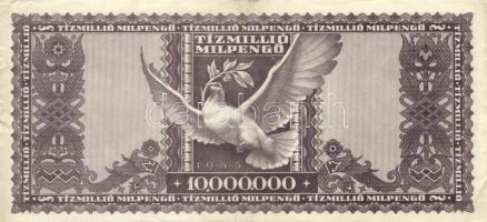 1946. 10.000.000MP (10x) különböző színváltozatok is T:II,II-,III