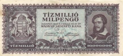 1946. 10.000.000MP (10x) különböző színváltozatok is T:II,II-,III