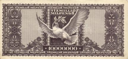 1946. 10.000.000MP (10x) különböző színváltozatok is T:II,II-,III