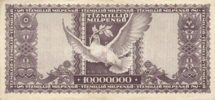 1946. 10.000.000MP (10x) különböző színváltozatok is T:II,II-,III