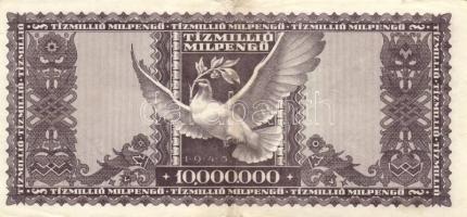 1946. 10.000.000MP (10x) különböző színváltozatok is T:II,II-,III