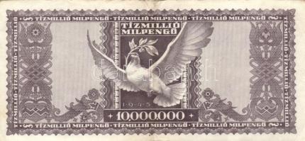 1946. 10.000.000MP (10x) különböző színváltozatok is T:II,II-,III