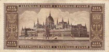 1946. 100.000.000P (6x) különböző színváltozatok, köztük egyik 002-es sorozatszámmal T:II