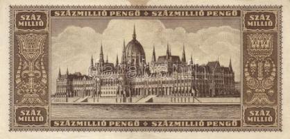 1946. 100.000.000P (6x) különböző színváltozatok, köztük egyik 002-es sorozatszámmal T:II