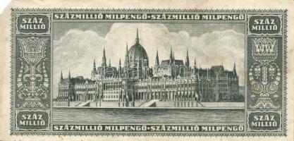 1946. 100.000.000MP (10x) különböző színváltozatok T:II,II-