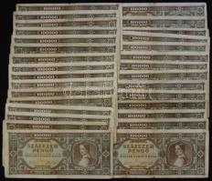 1945. 100.000P (30x) különböző színváltozatok T:II-,III