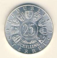 Ausztria 1961. 25Sch Ag "40 éves Burgenland" T:2 / Austria 1961. 25 Schilling Ag "40th Anniversary Burgenland" C:XF