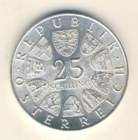 Ausztria 1968. 25Sch Ag "Lukas von Hildebrant" T:2 Austria 1968. 25 Schilling Ag "Lukas von Hildebrant" C:XF