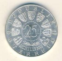 Ausztria 1957. 25Sch Ag "Mariazell" T:2 Austria 1957. 25 Schilling Ag "Mariazell" C:XF