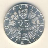 Ausztria 1971. 25Sch Ag "200 éves a Bécsi Börze" T:2 Austria 1971. 25 Schilling Ag "Vienna Bourse" C:XF