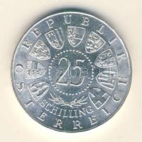 Ausztria 1962. 25Sch Ag "Anton Bruckner" T:2 Austria 1962. 25 Schilling Ag "Anton Bruckner" C:XF