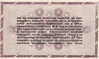 1946. 100.000AP (4x) egyik függőleges papírránccal T:I-