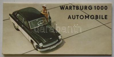 Régi Wartburg 1000 személygépkocsi típuskatalógusa leírásokkal