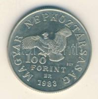 1983. 100Ft "Simon Bolivár" T:BU Eredeti tokban, tanúsítvánnyal!