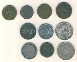 1893-1942. 2f + 10f (4x) + 20f (3x) + 1K Ag + 1P Ag T:1-,2,2-,3,3-