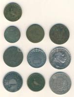 1893-1942. 2f + 10f (4x) + 20f (3x) + 1K Ag + 1P Ag T:1-,2,2-,3,3-