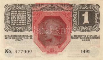 1904. 10K "Tuzla" felülbélyegzés + 1916. 1K (2x) egyiken gépelt antiszemita szöveg + 1920....