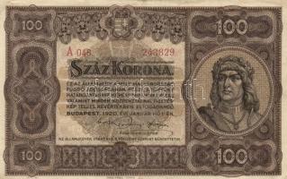 1904. 10K "Tuzla" felülbélyegzés + 1916. 1K (2x) egyiken gépelt antiszemita szöveg + 1920....