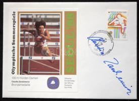 1988 Korea Olimpia FDC Claudia Zaczkiewicz olimpiai bajnok aláírásával