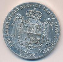 Olasz államok/Párma 1832. 5L Ag Mária Lujza fém hamisítványa T:2 Italian States/Parma 1832. 5 Lire aAg Maria Luigia metal fake C:XF