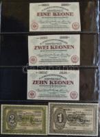 Albumba rendezett nagyon szép szükségpénz és sorsjegy/csekk gyűjtemény, összesen 123db. A gyűjtemény...