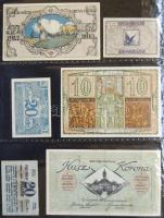 Albumba rendezett nagyon szép szükségpénz és sorsjegy/csekk gyűjtemény, összesen 123db. A gyűjtemény...