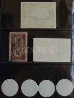 Albumba rendezett nagyon szép szükségpénz és sorsjegy/csekk gyűjtemény, összesen 123db. A gyűjtemény...
