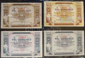 Albumba rendezett nagyon szép szükségpénz és sorsjegy/csekk gyűjtemény, összesen 123db. A gyűjtemény...