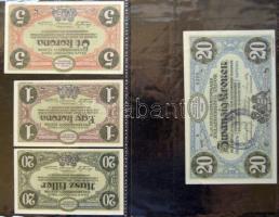 Albumba rendezett nagyon szép szükségpénz és sorsjegy/csekk gyűjtemény, összesen 123db. A gyűjtemény...